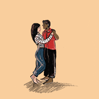 Be My Valentine Love GIF by BrittDoesDesign