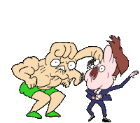 Adult Swim Lord Spew Sticker