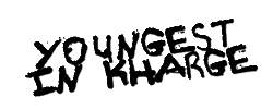 Youngest In Kharge Sticker by Justin Rarri