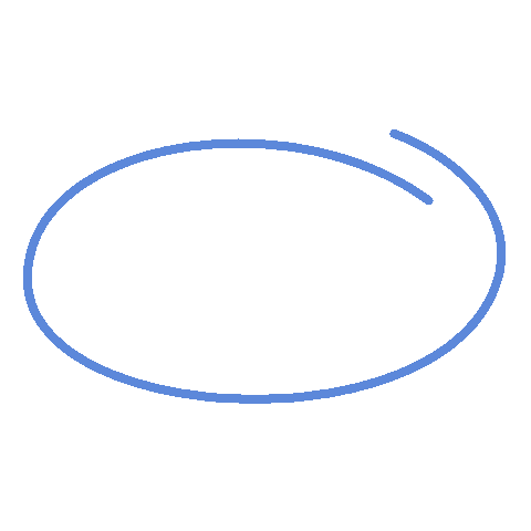 Line Circle Sticker