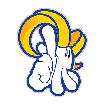 La Rams Sticker by Pins and Needles Collection