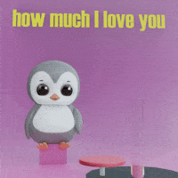 Love You Very Much GIF by Pengu