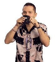 National Coffee Day Jake Walker Sticker by Originals