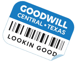 GoodwillCentralTexas looking good thrift thrifting goodwill Sticker