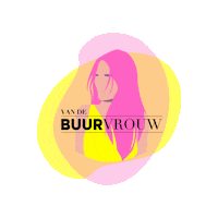 VanDeBuurvrouw buurvrouw vandebuurvrouw Sticker