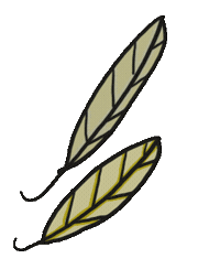 Flower Leaf Sticker