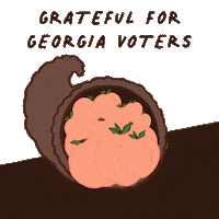 Jon Ossoff Thanksgiving Sticker by Creative Courage