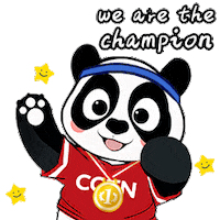 Panda Hello Sticker by CGTN V-Studio