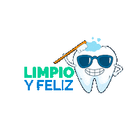 ortomaxcenter feliz sonrisa diente limpio Sticker