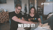 bonusly celebration high five we did it bonusly GIF