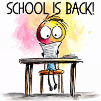 Nervous Back To School GIF