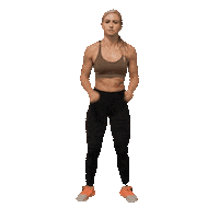 Muscles Squat Sticker by CrossFit SonderBar