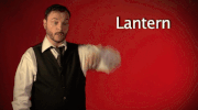 sign language lantern GIF by Sign with Robert
