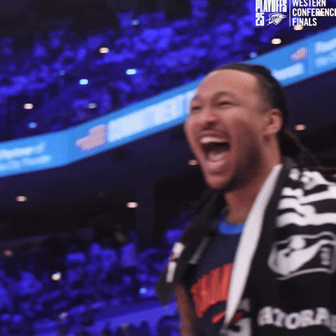 Happy Oklahoma City GIF by OKC Thunder