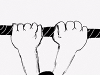 Hold On Falling GIF by Barbara Pozzi