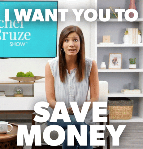A woman says I want you to save money.