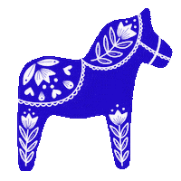 nordicnicole sweden swedish nordic dala Sticker