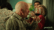 Red Wine Drinking GIF by PeacockTV