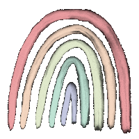 Rainbow Color Sticker by Anna Sánchez