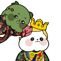 Stressed Oh No Sticker by Kanpai Pandas