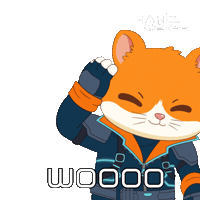 Happy Lets Go Sticker by Hamieverse