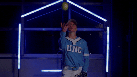 Game Time Softball GIF by UNC Tar Heels