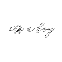 Its A Boy Baby Sticker