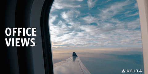 fly window seat GIF by Delta Air Lines