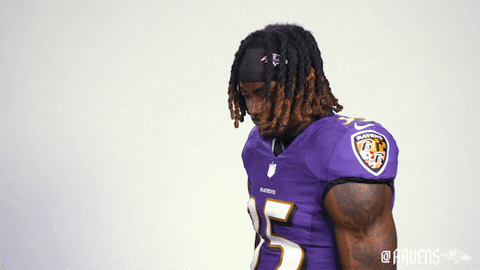 Football Look Away GIF by Baltimore Ravens