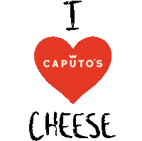 I Love Cheese Sticker by Caputo's
