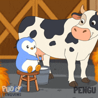 Penguin Milk GIF by Pudgy Penguins