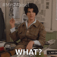 Comedy Reaction GIF by The Marvelous Mrs. Maisel
