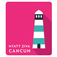 hyatt ziva lighthouse Sticker by Playa Hotels & Resorts