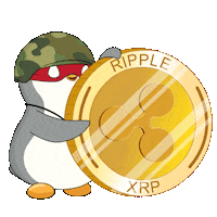 Crypto Penguin Sticker by Pudgy Memez