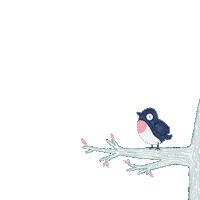 Post Bird Sticker