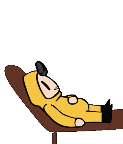 kiokuart yellow drama talk chibi Sticker