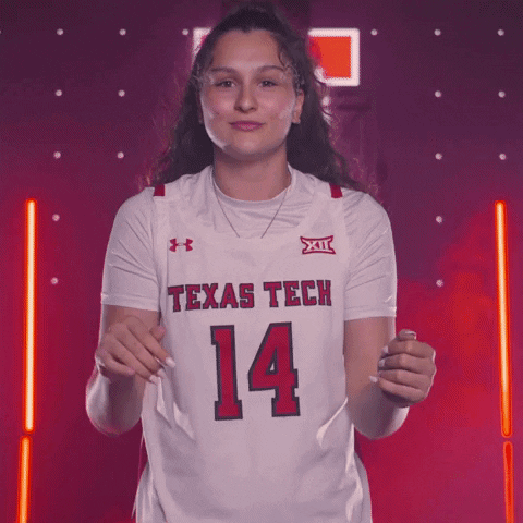 Lana Wenger GIF by Texas Tech Women's Basketball