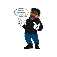Marketing Jack Sticker by VIP Outsource