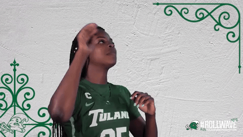 tulane women's basketball 2019 harlyn wyatt GIF by GreenWave