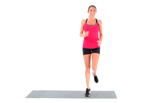 AbanAbsalan giphyupload work out running in place work out at home GIF