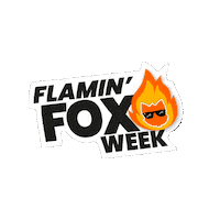 Flamin Fox Sticker by Creatify