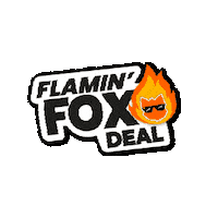 Flamin-Fox Sticker by Creatify