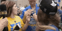 ice hockey blues parade GIF by NHL