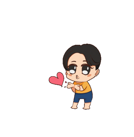 zufiann giphyupload love chibi iloveyou Sticker