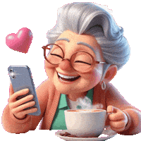 elistorycriativo coffee-break café da manhã vovó elistorycriativo selfie Sticker