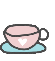 Tea Cup Love Sticker by lbsnord
