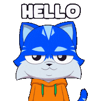 Happy Whats Up Sticker by Toshithecat