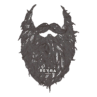 Beard Mustache Sticker by Reyka Vodka
