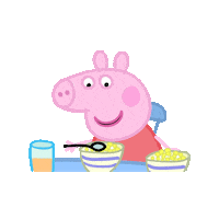 Hungry Peppa Pig Sticker by Nick Jr