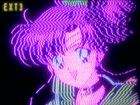 Polygon1993 glitch 90s 80s vhs GIF